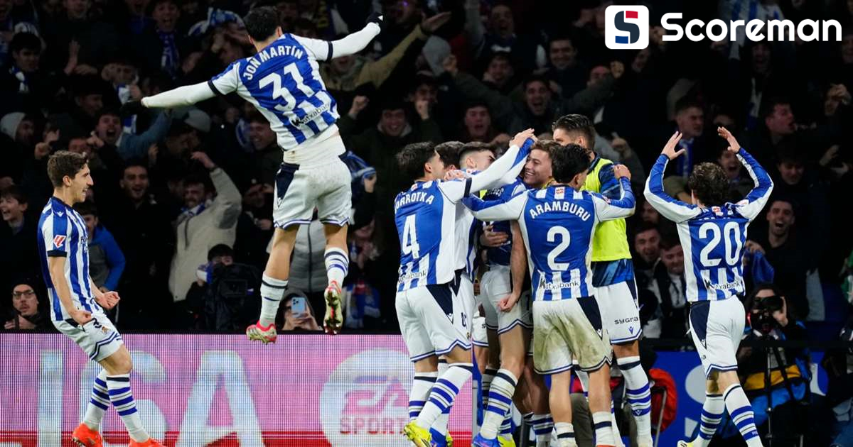 바르셀로나, 레알 소시에다드에 1-2 패배...2위 레알과 단 1점 차